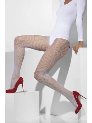 Fishnet Tights White