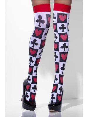 Opaque Hold-Up Tights Poker Patter