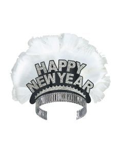 Bird Of Paradise Tiara - Black/Silver