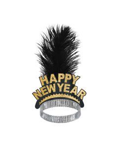 Swing Tiara - Black/Gold