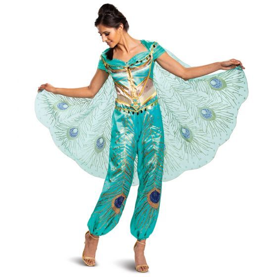 Aladdin - Jasmine Teal Deluxe Adult