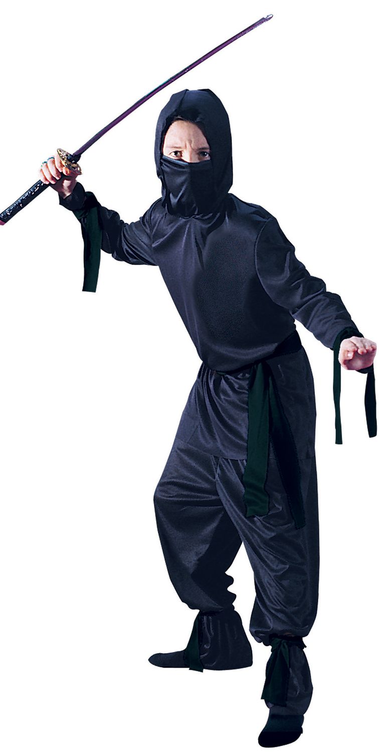 Black Ninja - , Attribute: Boys, Size: Medium (8-10)