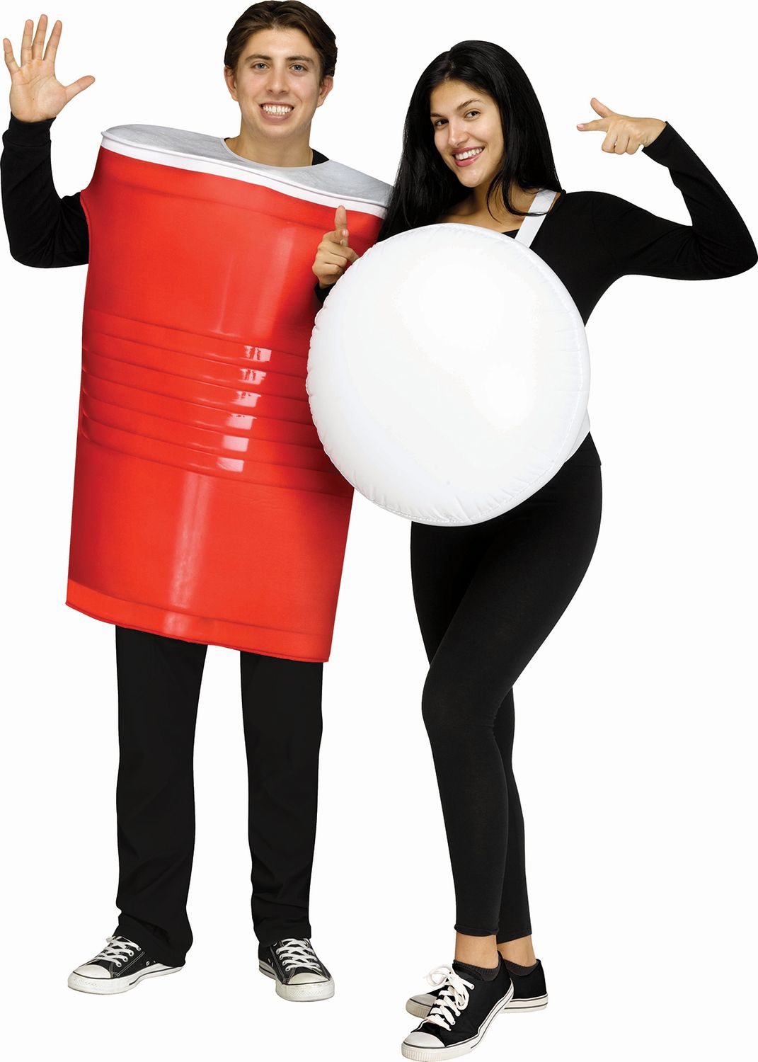 Beer Pong Couple - Adult One Size