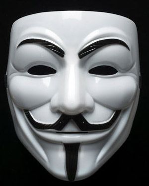 Vendetta White Face Mask