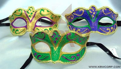Tie Back 1/2 Mask Assortment