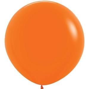 Fashion Orange 3&#39; Latex Balloons - 2ct