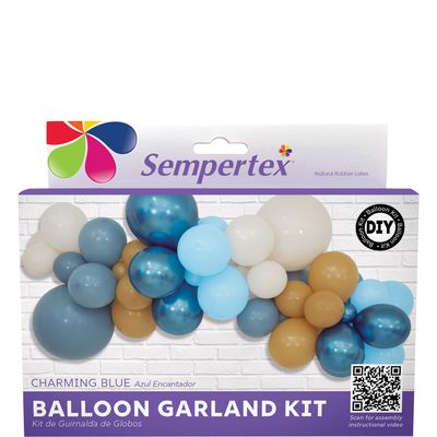 Balloon Garland Kit - Charming Blue Balloons