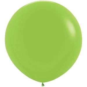 Deluxe Key Lime Green 3&#39; Latex Balloons - 2ct