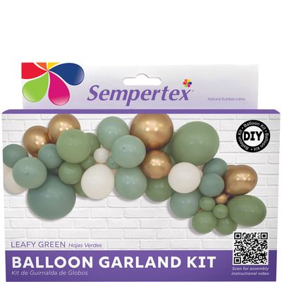 Balloon Garland Kit - Leafy Green Balloons