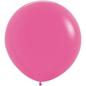 Deluxe Fuchsia 3&#39; Latex Balloons - 2ct