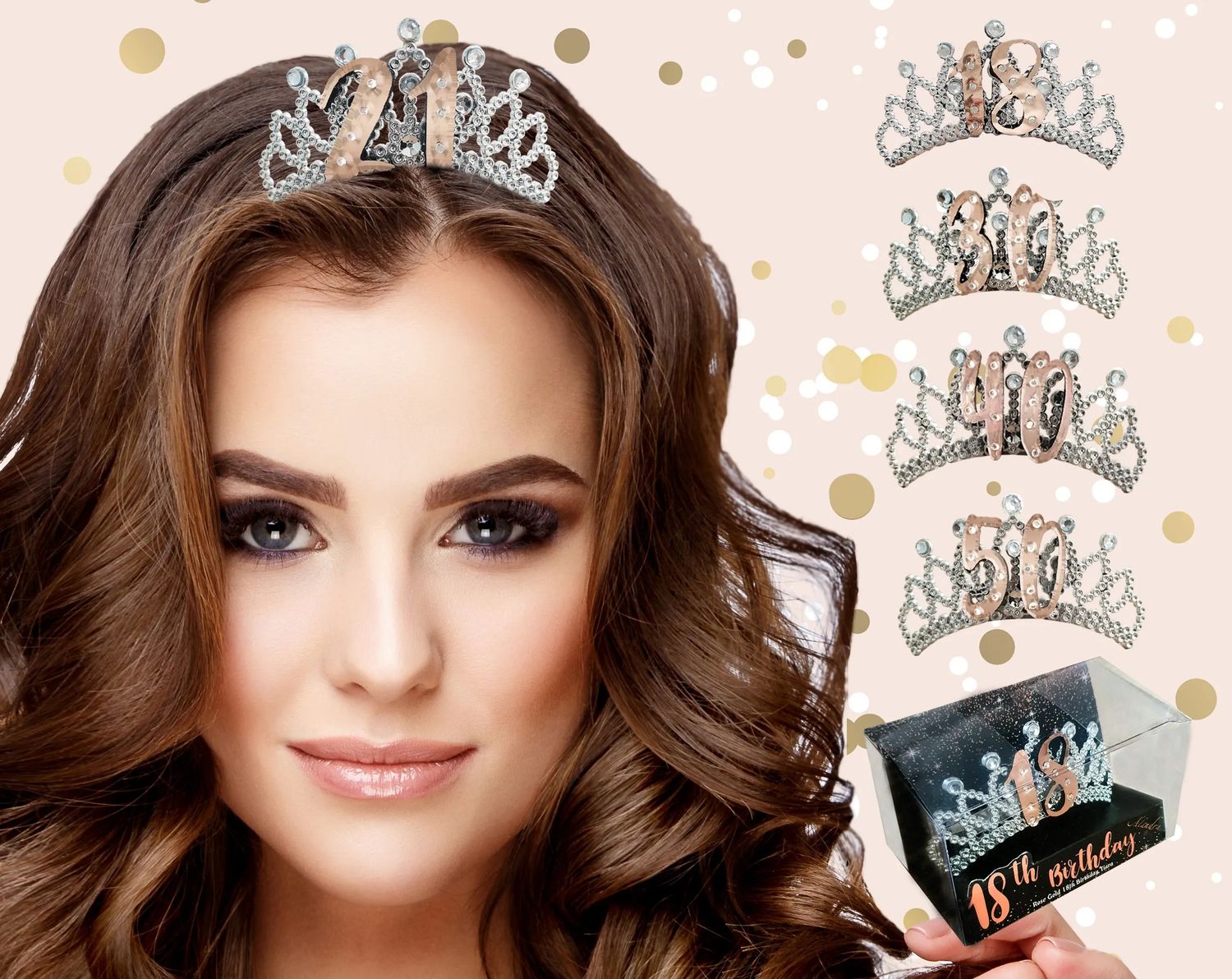 Birthday Girl Tiara - Rose Gold