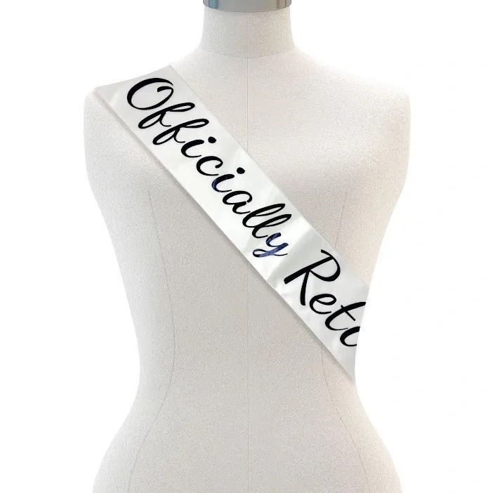 Officially Retired Sash