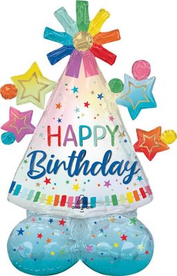 Party Hat HB - 36&quot; Airloonz Jr.