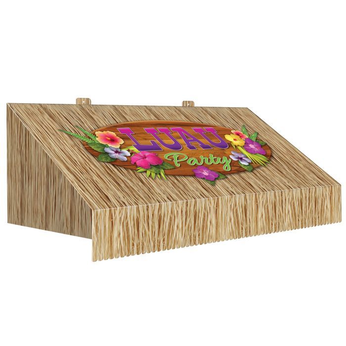 3D Tiki Bar Awning - Wall Decoration
