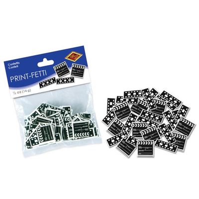 Clapboard &amp; Filmstrip Confetti