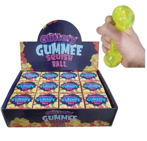 Glittery Gumee Squish Balls - 12 Ct Box