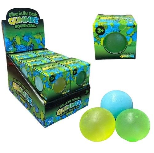Glow in the Dark Gummee Ball - 12 Ct Box
