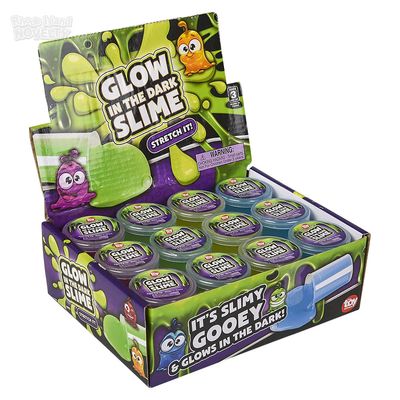 Glow In Dark Slime - 12 Ct Box