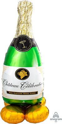 Bubbly Wine Bottle - 60&quot; Airloonz