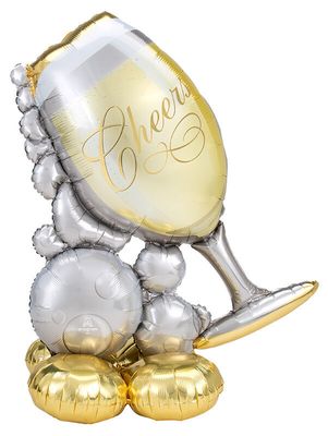 Bubbly Wine Glass - 51&quot; Airloonz