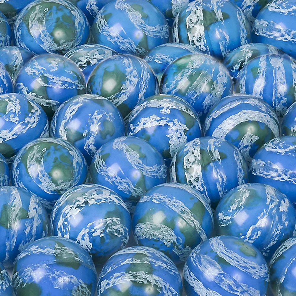 Earth Hi- Bounce Ball 2&quot; - 12 Ct Box