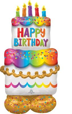 Birthday Cake - 55&quot; Airloonz