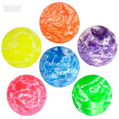 Marble Hi-Bounce Ball 2.4&quot; - 12 Ct Polybag