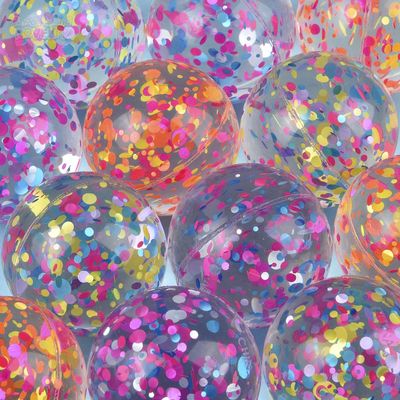 Sparkle Spot Hi-Bounce Ball 1.75&quot; - 12 Ct Polybag