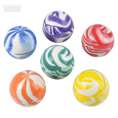 Two Tone Hi-Bounce Ball 2&quot; - 12 Ct Polybag
