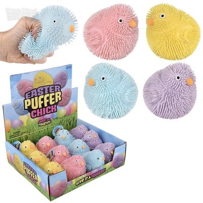 Puffer Easter Chick 3" - 12 Ct Box