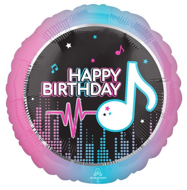 Internet Famous Birthday  - 17&quot; Helium Filled Foil Balloon, Ribbon