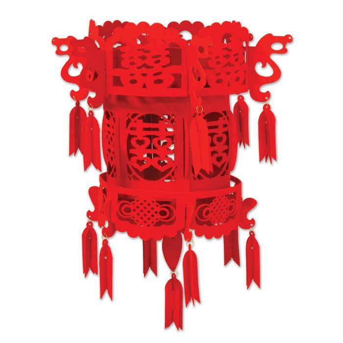 Chinese Palace Felt Lantern 18&quot;