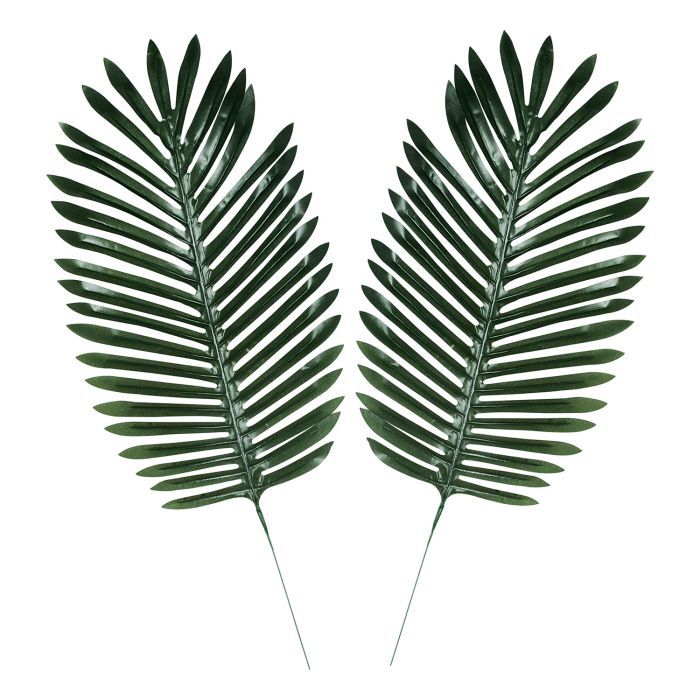 Fern Palm Leaves Fabric 24&quot; x 10&quot; - 2 Ct