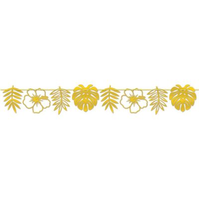 Floral Die-Cut Foil Streamer