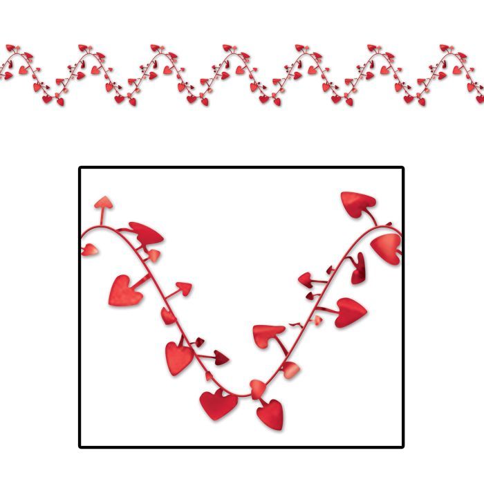 Gleam 'N Flex - Red Heart Garland 25'