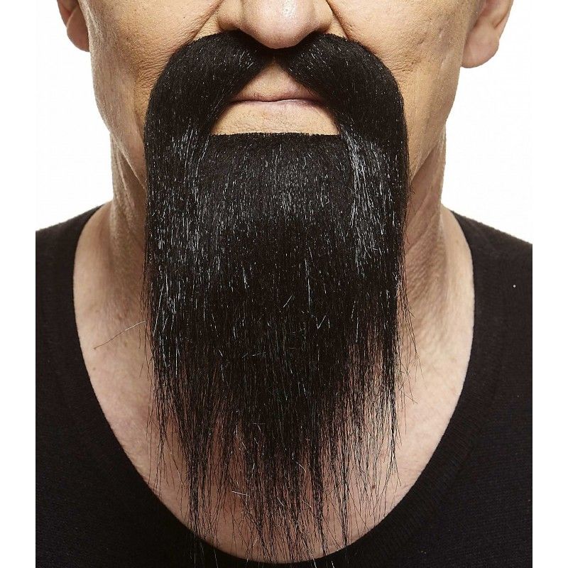 Long Goatee, Color: Black