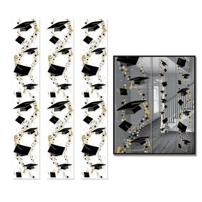 Grad Caps Party Panels 12&quot; x 6&#39;