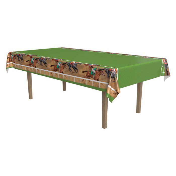 Horse Racing - Plastic Tablecover 54X108