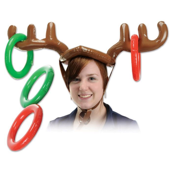 Inflatable Reindeer Toss Game