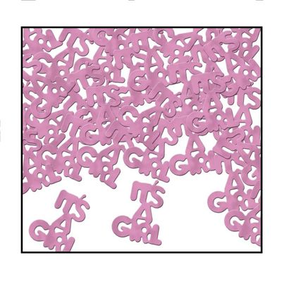 It&#39;s A Girl  - Pink Confetti 1/2 Oz Pkg