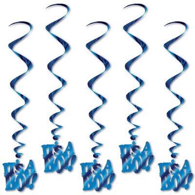 It&#39;s A Boy! Whirls 5 Ct 3&#39;