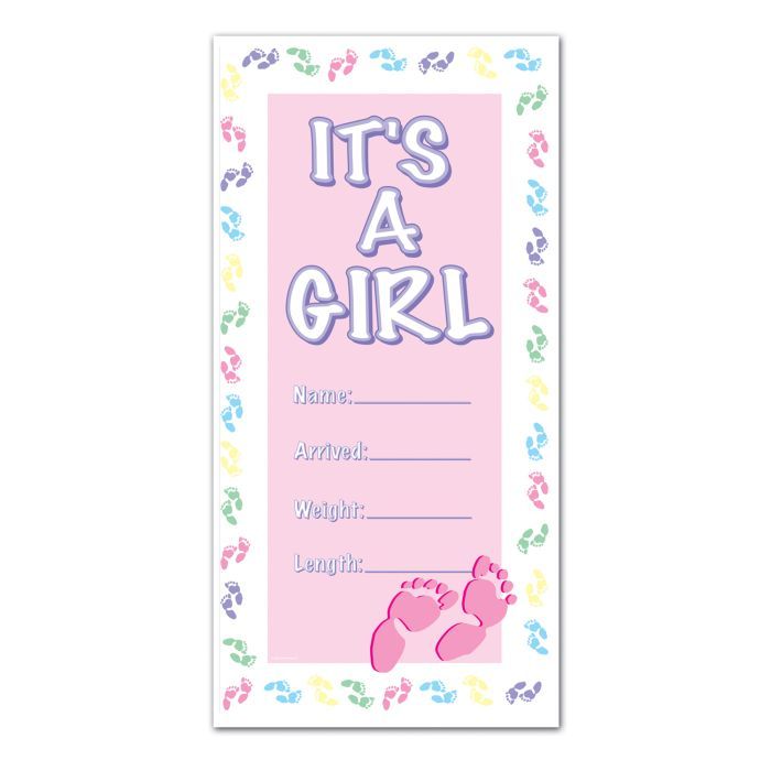 It&#39;s A Girl - Door Cover