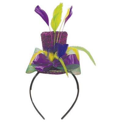 Mardi Gras Top Hat Headband