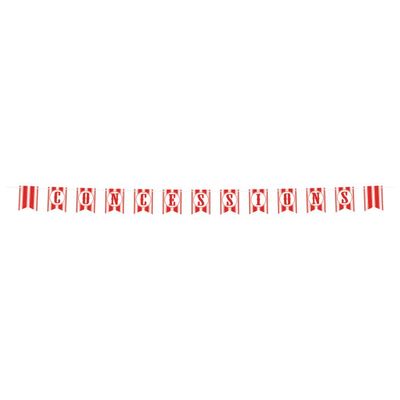 Pennant Banner Consessions 6&quot; X 10&#39;
