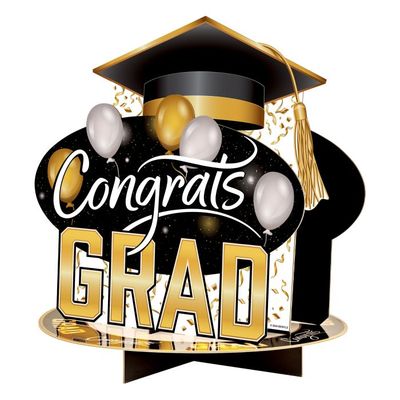 3-D Congrats Grad Centerpiece