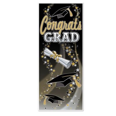 Congrats Grad Door Cover 6&#39; x 30&quot;