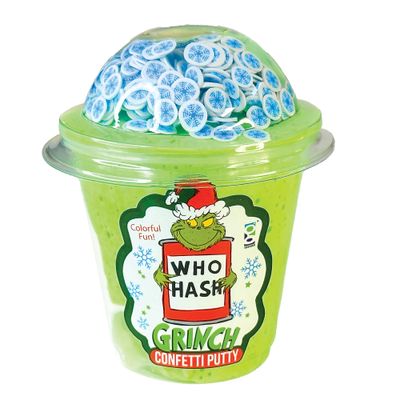 Dr. Seuss Grinch Who-Hash Confetti Putty