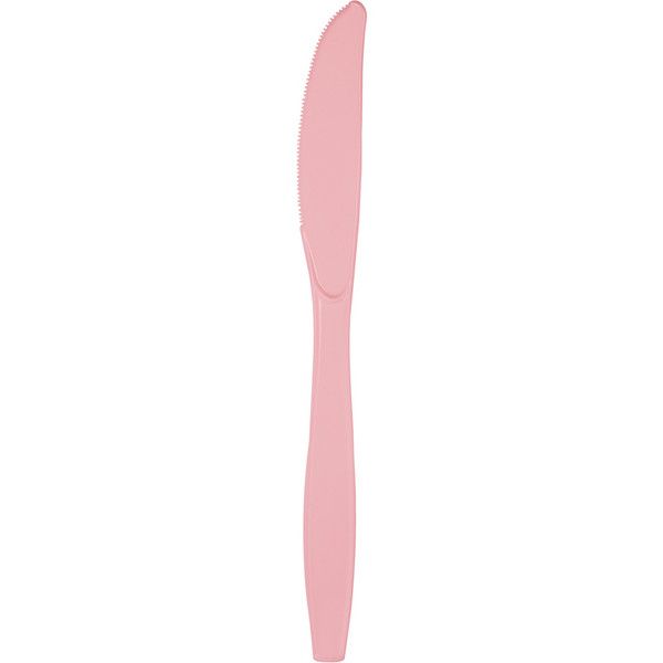 Plastic Knives Classic Pink 24 Ct