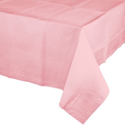 Rect Paper Tablecover Classic Pink 54&quot; x 108&quot;