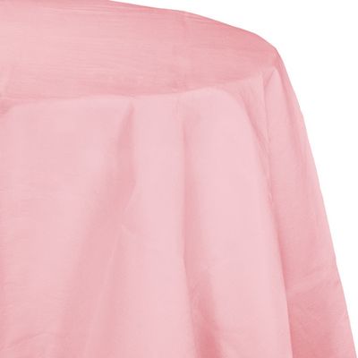 Round Paper Tablecover Classic Pink 82&quot;